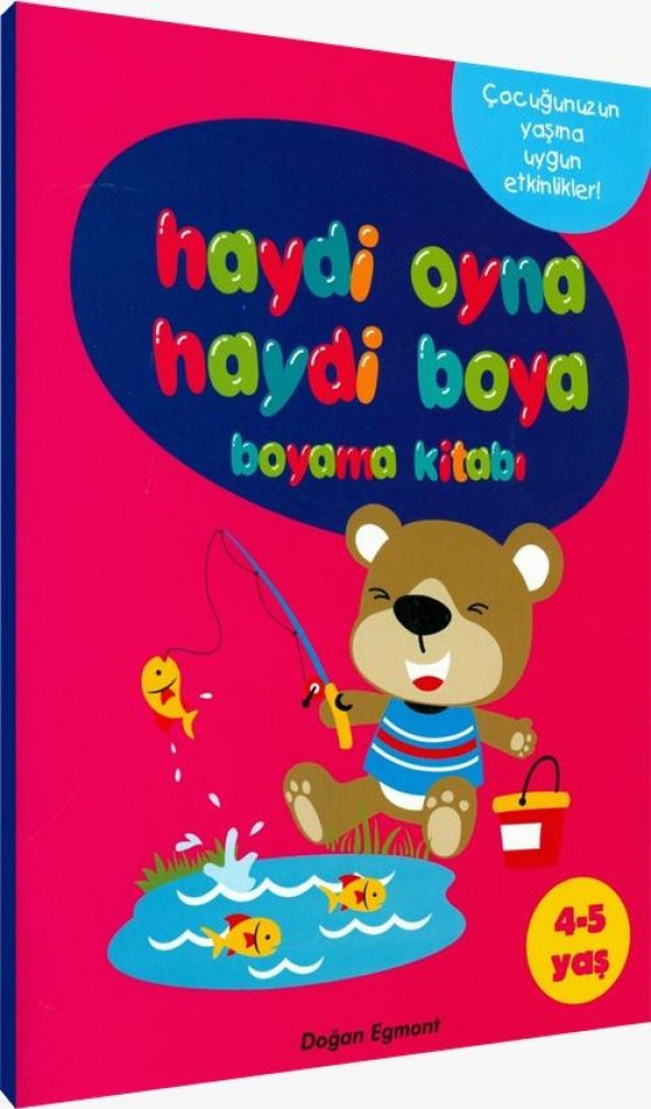 Haydi Oyna Haydi Boya Boyama Kitabı 1 (4-5 Yaş) Doğan Egmont