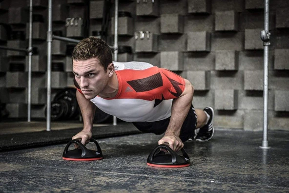Adidas Swivel Push Up Bars Şınav Barı ADAC-11401 - 8