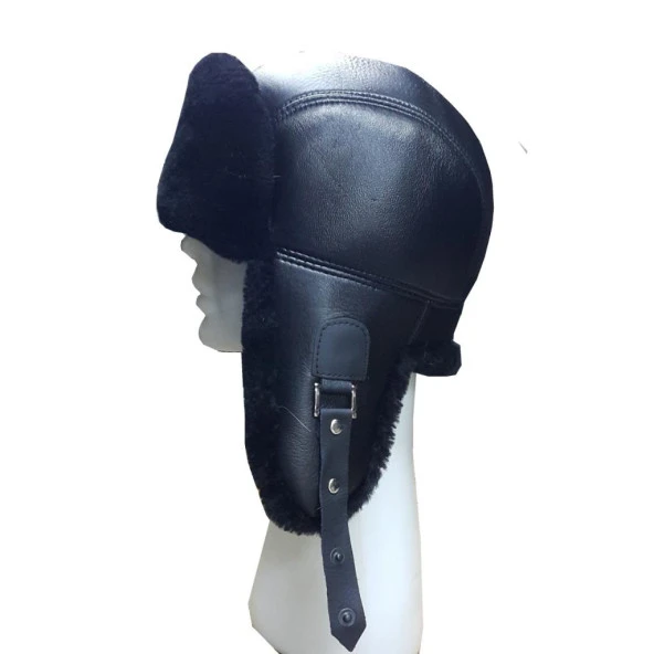 Deri Kürk Şapka - 4