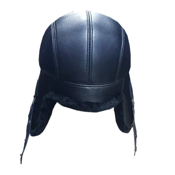 Deri Kürk Şapka - 9