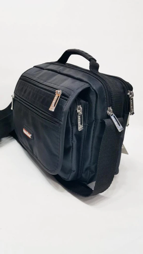 Büyük Boy El Çantası Erkek - Siyah - 7