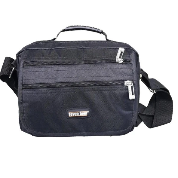 Büyük Boy El Çantası Erkek - Siyah - 9