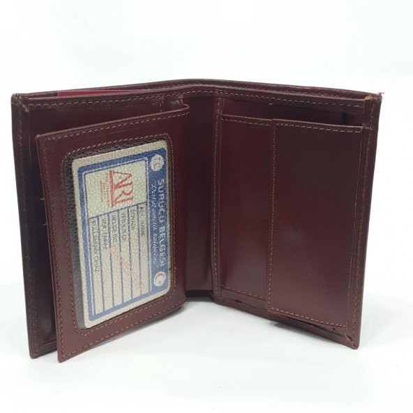 Siyah-Taba-Kahve Renkte Kartlık, Kimlik Ve Ayrılabilen İç Bölmeli Deri Cüzdan - 7