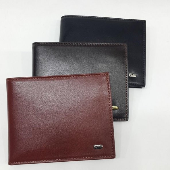 Kahve-Siyah-Taba Renkte Kartlık, Kimlik, Ehliyet, Bozuk Ve Fermuarlı Para Bölmeli Yatay Deri Cüzdan - 9