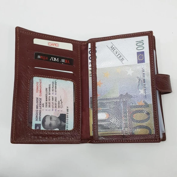 Deri El Cüzdanı Bayan İçin - 6