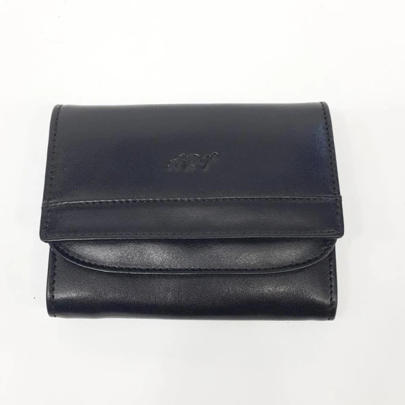 Siyah Renk Bayan Deri Cüzdan - 5