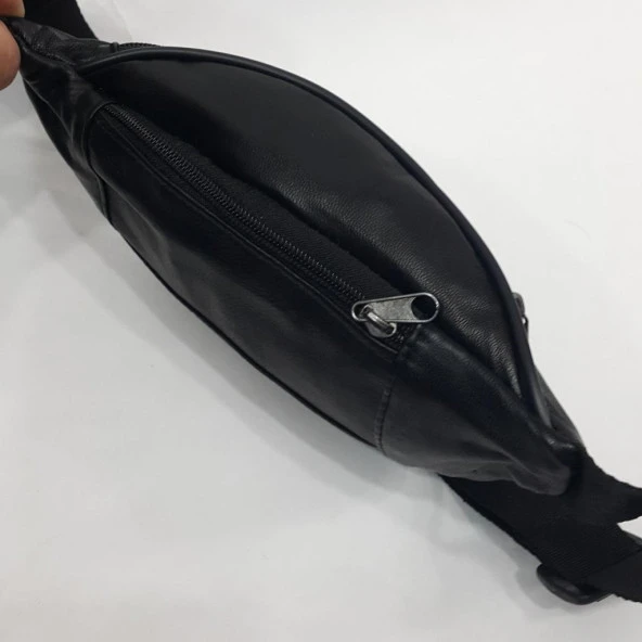 Hakiki Deri Bel Çantası Kibar Model - 7