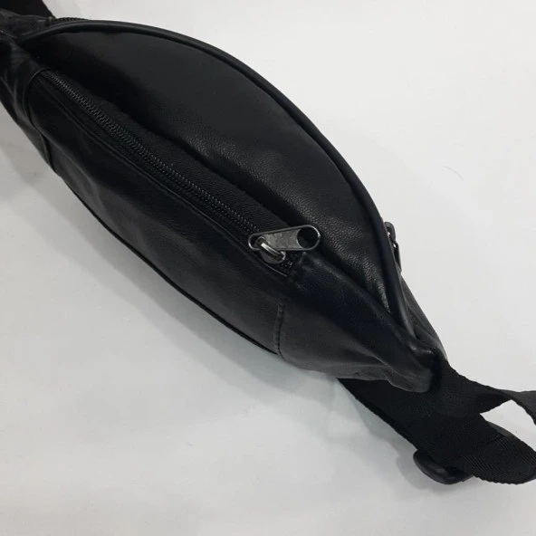 Hakiki Deri Bel Çantası Kibar Model - 10