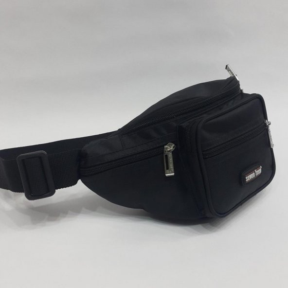 Seventeen Siyah Kumaş 6 Bölmeli Erkek Bel Çantası - 10