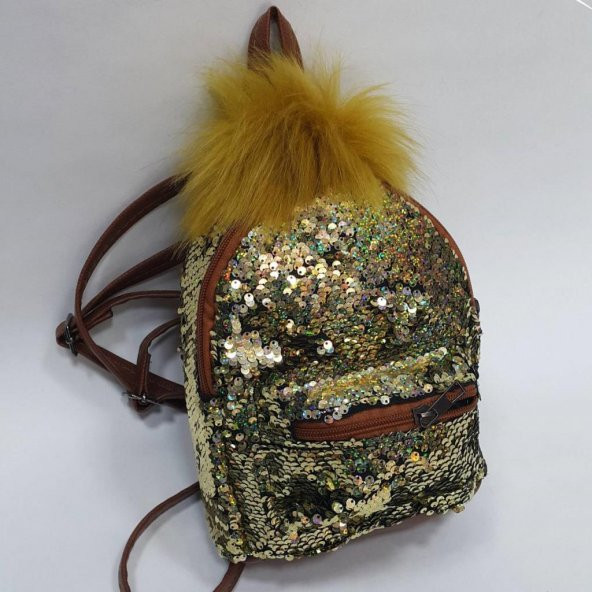 Ponponlo Kız Çocuk Çantası Pullu - 11