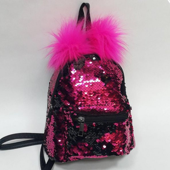 Ponponlo Kız Çocuk Çantası Pullu - 12