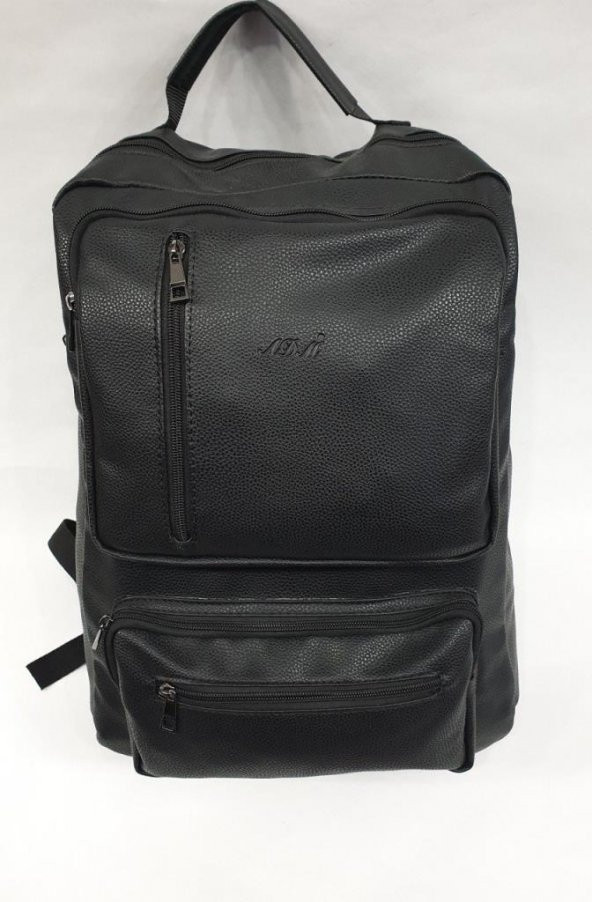 İmitasyon Deri Leptop Sırt Çantası - 10