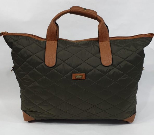 Kapitone Kumaş Seyahat & Spor Çantası - 4