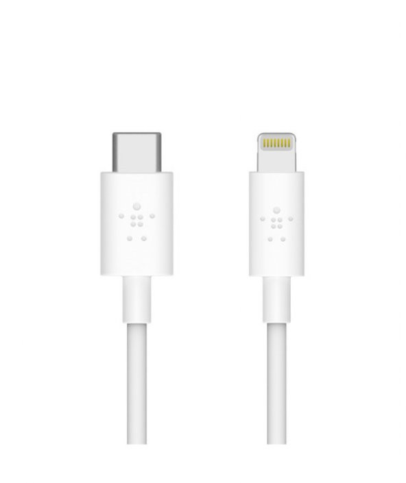 Belkin Apple Hızlı Şarj ve Data Usb-C to Lightning Kablosu 1m Beyaz