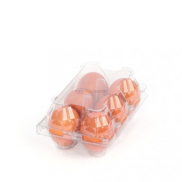 6'lı Plastik Yumurta Viyolü (600 Adet)