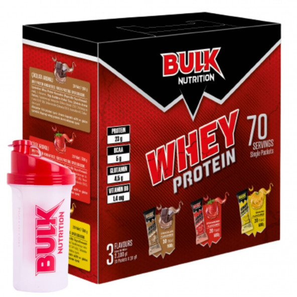 Whey Protein Tozu 70 Şase Mix Aroma Bulk Nutrition Kalite ve Güvencesiyle