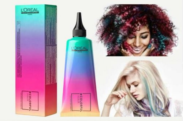 Loreal Colorful Hair Yarı Kalıcı Saç Boyası 90 ml Crystal Clear