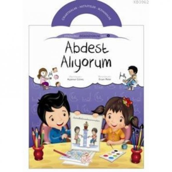Abdest Alıyorum - Çıkartmalar Aktiviteler Boyamalar - Nesil Çocuk +5Yaş
