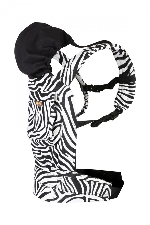 Ergonomik Kanguru Yenidoğan Seti Zebra Desenli - 2