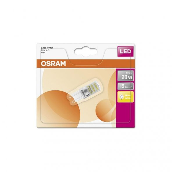 Osram Led Star Pin 20 G9 Duy 1,9W/827 Sarı Işık