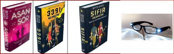 BEYZA ALKOÇ 3 LÜ SET CİLTLİ ASANSÖR -SINIR-SINIRSIZ ARTI KİTAP GÖZLÜĞÜ