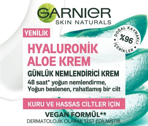 Garnier Hyaluronik Aloe Günlük Krem