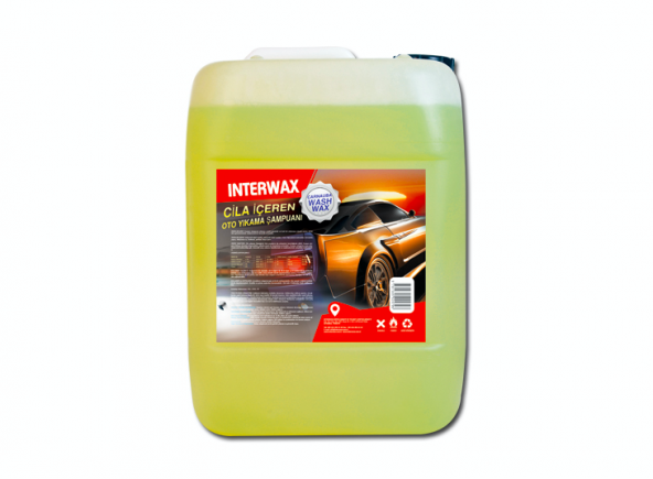 INTERWAX CİLALI OTO YIKAMA ŞAMPUANI 20 KG