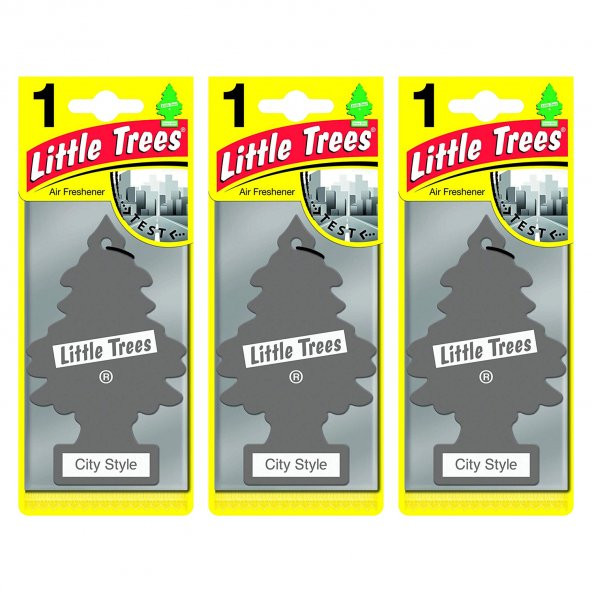 Little Trees 3lü City Style Baharat ve Odun Aromalı Asma Oto Kok