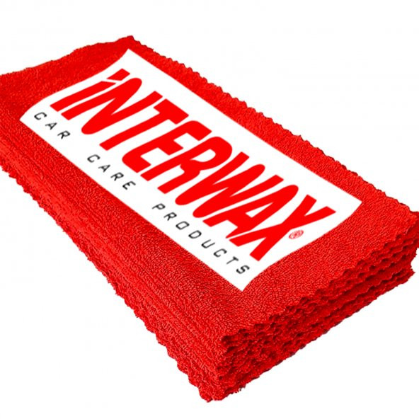 INTERWAX 3 ADET MİKROFİBER BEZ 40x40 CM LAZER KESİM (KENARSIZ)