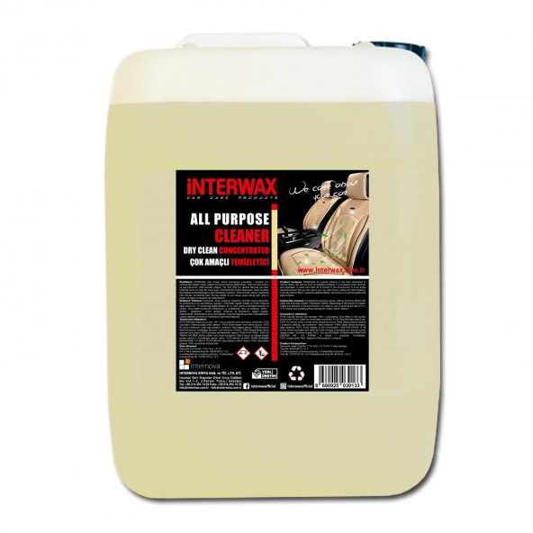 INTERWAX KONSANTRE GENEL DETAY VE DÖŞEME TEMİZLEYİCİ 20 KG