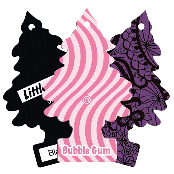 Little Trees 3'lü Set Black Ice / Bubble Gum / Midnight Chic Asma - 2