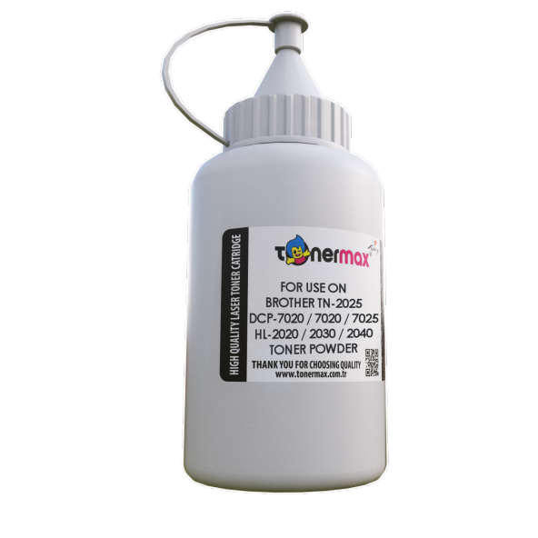 Brother TN-2025 Toner Tozu 500GR./ DCP-7010 / DCP-7020 / DCP-7025/HL-2020 / HL-2030 HL-2032 / HL-2040 / HL-2050 / MFC-7220/MFC-7240 MFC-7290 / MFC-7420 / MFC-7820 Toner Tozu - 1