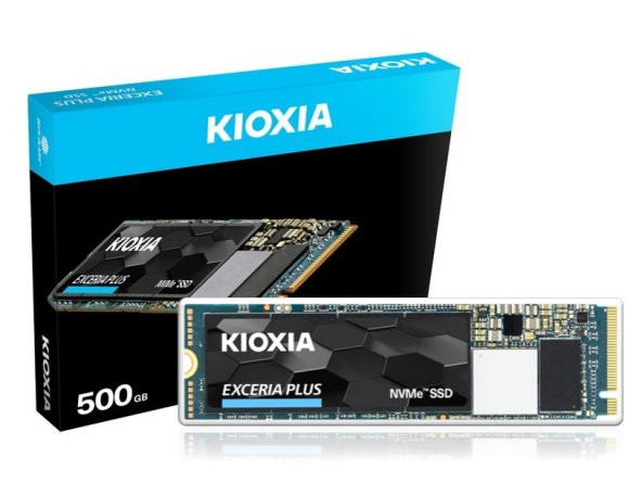 Kioxia Exceria Plus 500GB NVMe M.2 SSD 3400/2500 MB/s (BK-LRD10Z500GG8)