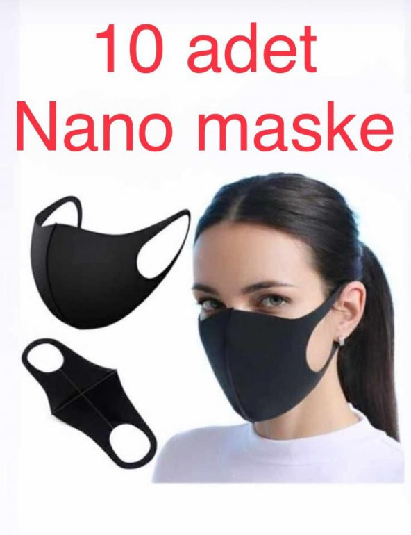 10 ADET nano maske