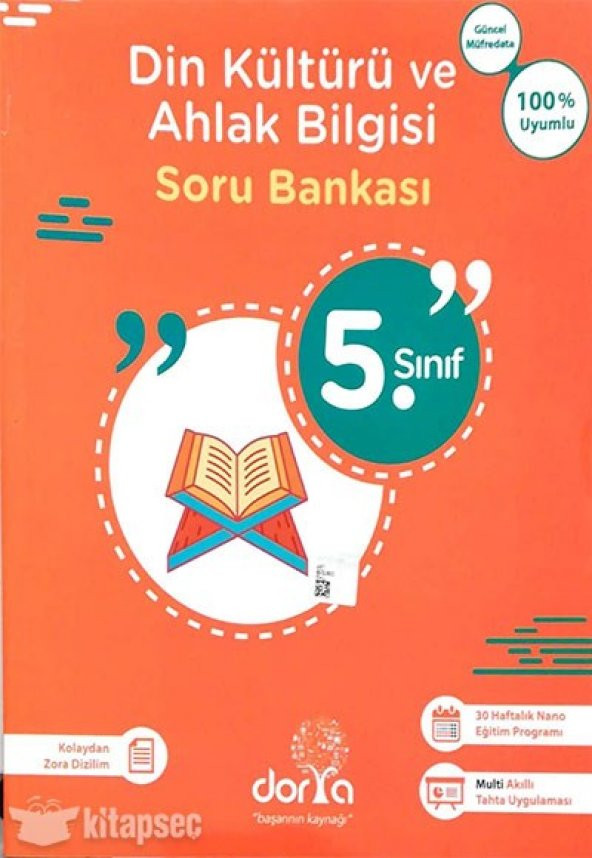 5.Sınıf Din Kültürü ve Ahlak Bilgisi Soru Bankası Dorya Yayınları