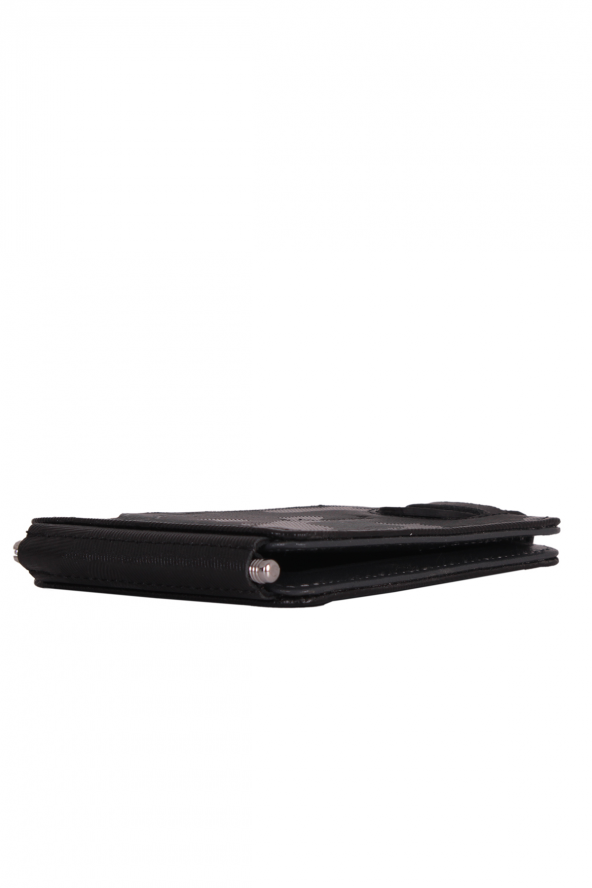 Derkon 00151 Parlak Siyah Erkek Hakiki Deri Kartvizitlik - 4