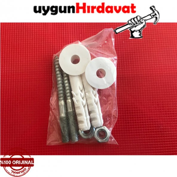 Lavabo montaj vidası seti paketli ürün - 2