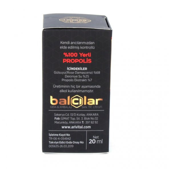 Dr.Bee Sıvı Propolis Ekstraktı (20ml) Su Bazlı - 2