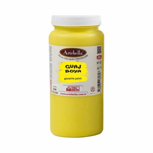 Artebella Guaj Boya 8702500 Sarı 500 ml