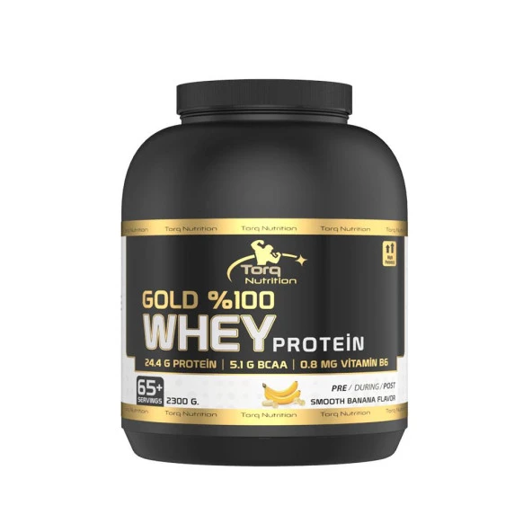 Torq Nutrition Gold Whey Protein Muz Aromalı 2300 gr