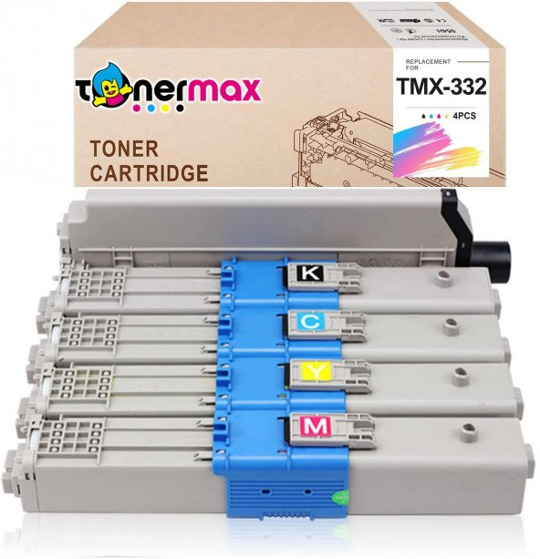 Oki C332dnw Muadil Toner Set CMYK