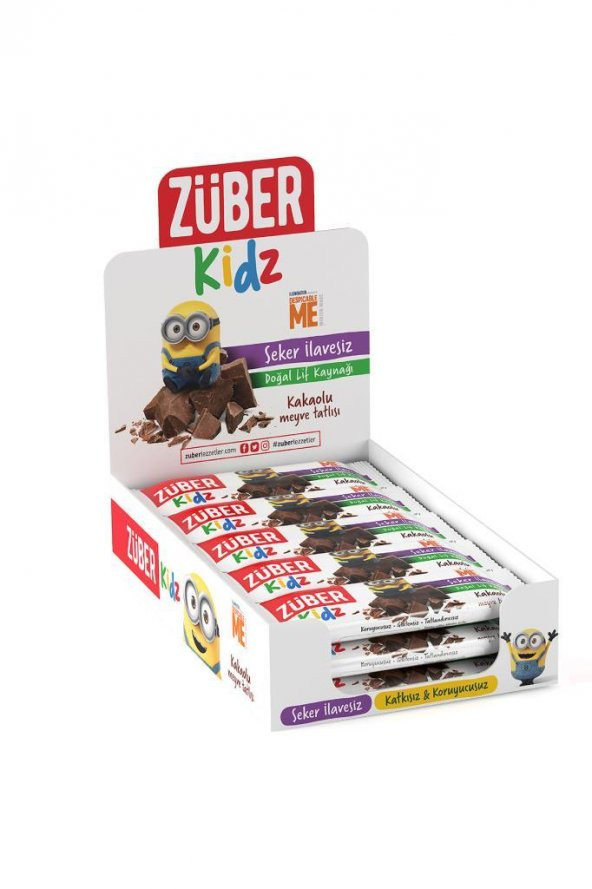 Züber Kidz Kakaolu Meyve Tatlısı - 16 Adet x 30Gr