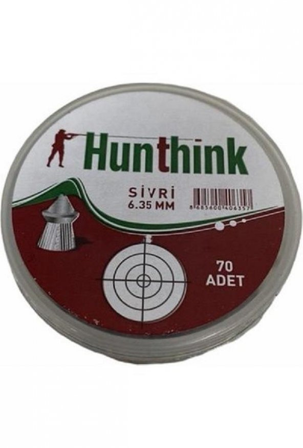 Hunthink 6.35mm Paraşüt Saçma 70 Lİ