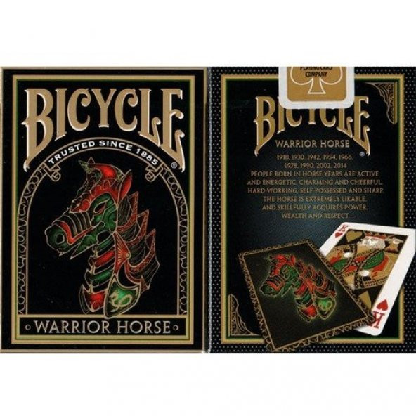 Bilardoavm Bicycle Warrior Horse Oyun Kartı Destesi ( Bicycle Koleksiyonluk Oyun Kağıdı) - 1