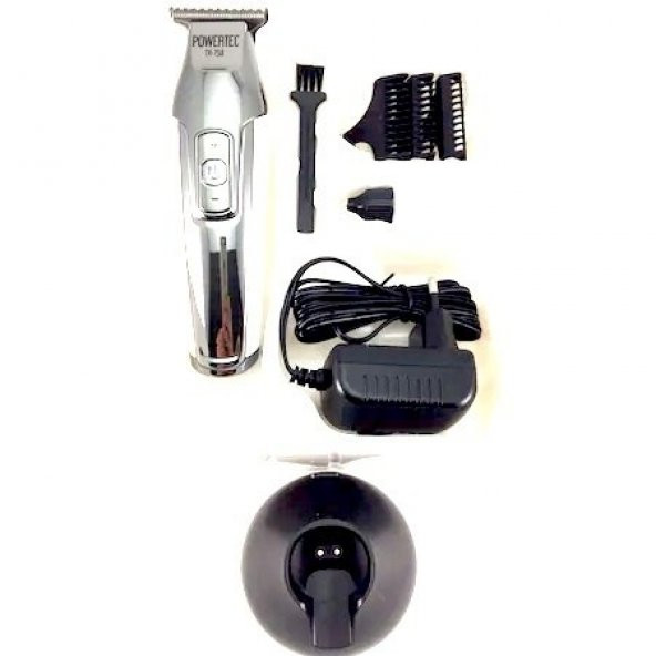 Powertec Tr-758 Şarjlı Profesyonel Tıraş Makinesi - 4