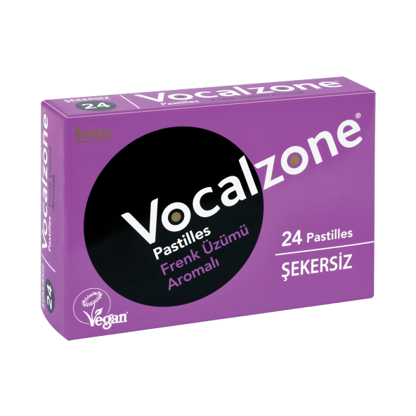 Vocalzone Frenk Üzümlü 24 Ad. Takviye Edici Gıda