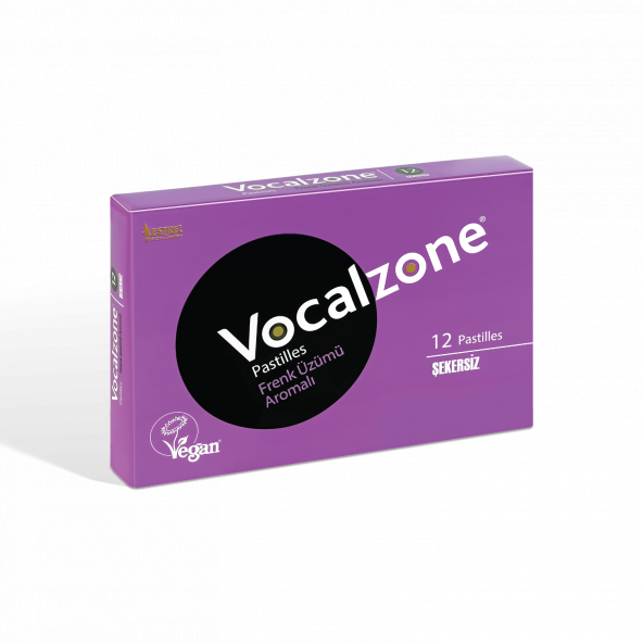 Vocalzone Frenk Üzümlü 12 Ad. Takviye Edici Gıda