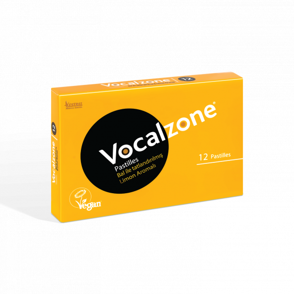 Vocalzone Ballı&Limonlu 12 Ad. Takviye Edici Gıda