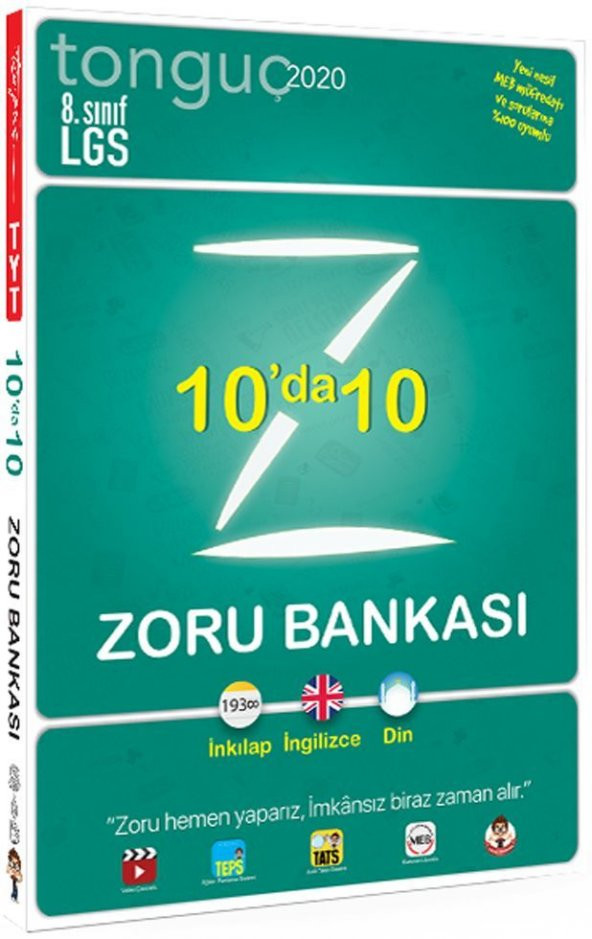Tonguç 8.Sınıf 10 Da 10 Zoru Bankası - 1