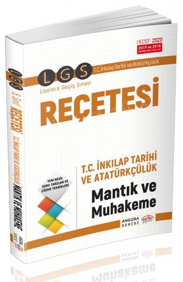 Editör Angora 8.Sınıf Inkılap Tarihi Mantık Muhakeme Reçetesi - 1